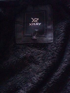 XRAY Black Faux Fur Leather Jacket